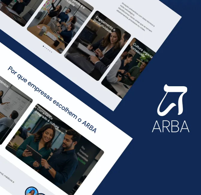 ARBA — site sections and logo