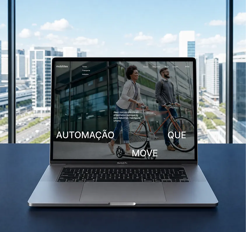 Mobilitex — desktop mockup