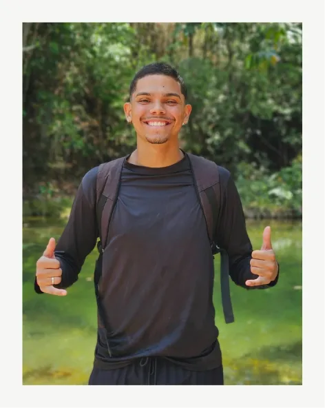 Marcos giving a thumbs up