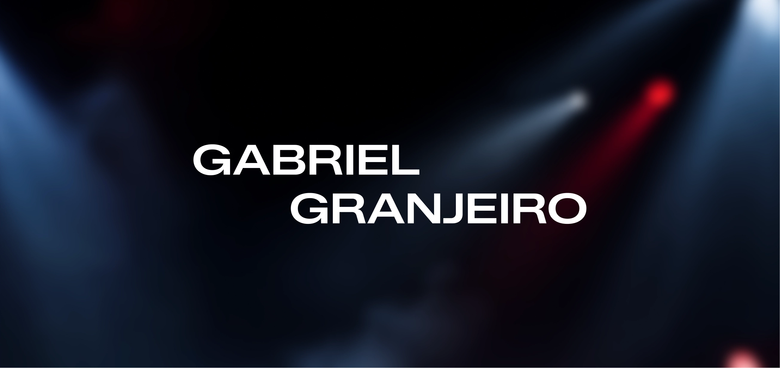 Gabriel Granjeiro — hero visual with title overlay