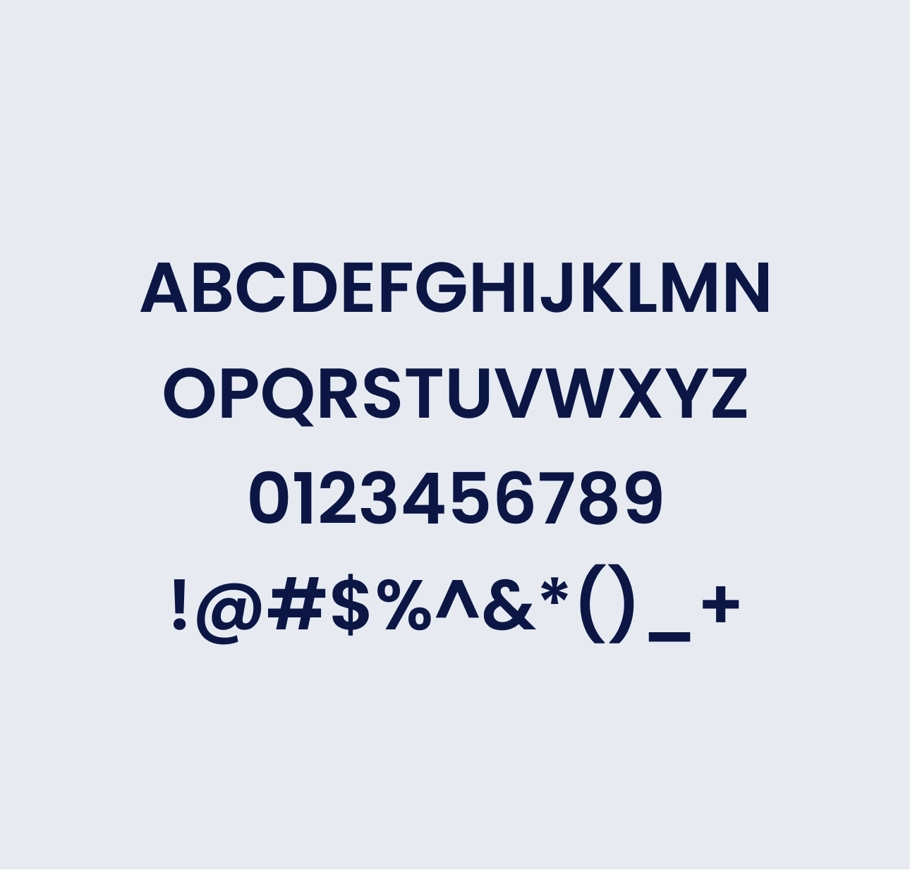 ARBA — typography specimen