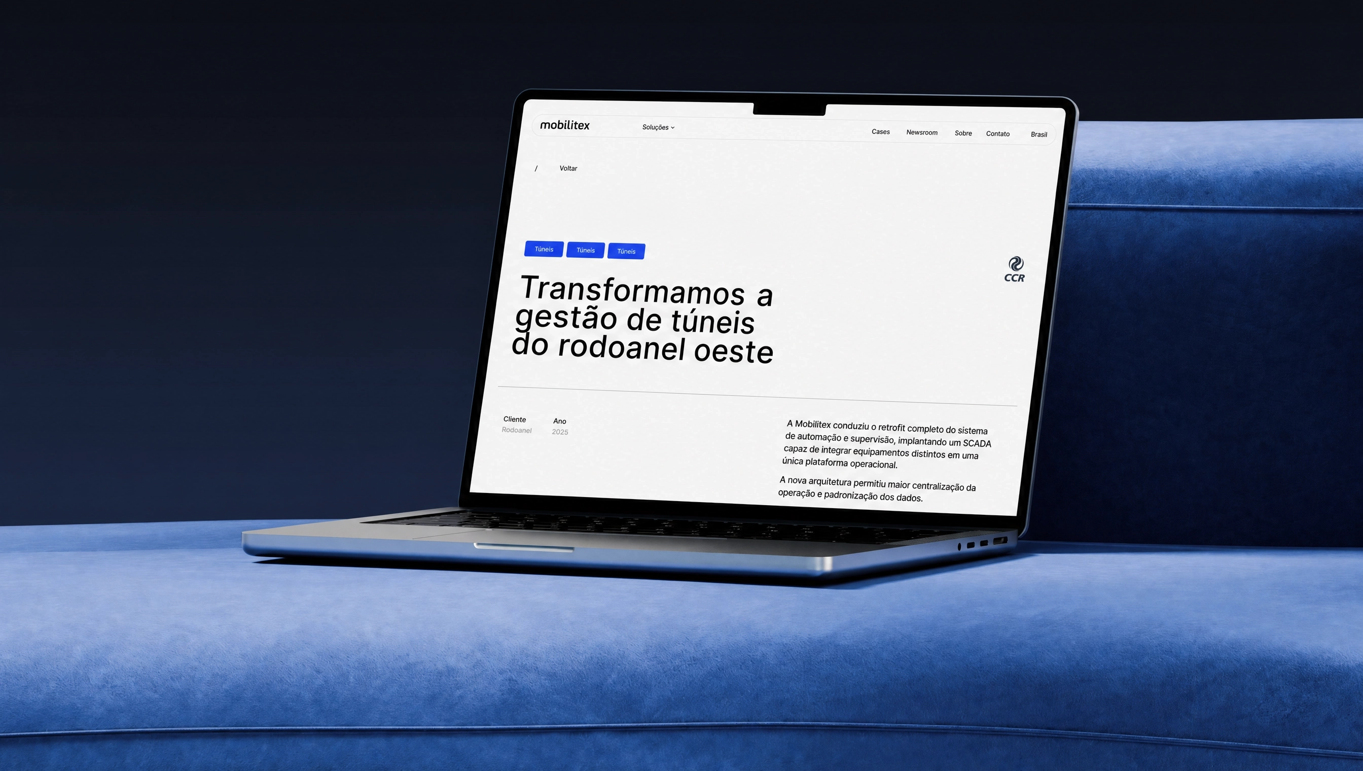 Mobilitex — meeting page mockup
