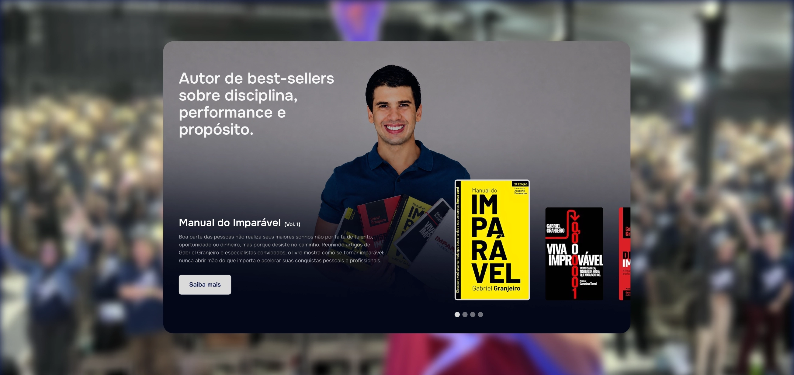 Gabriel Granjeiro — book showcase mockup